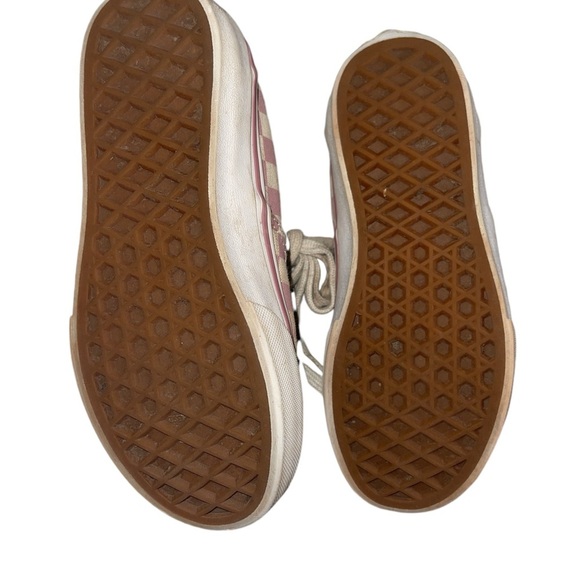 Vans pink and white checkered shoes - Picture 2 of 2